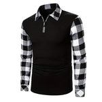 Domical™Casual Long Sleeve Half Zip Shirt