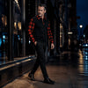 Domical™Casual Long Sleeve Half Zip Shirt