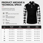 Domical™Casual Long Sleeve Half Zip Shirt