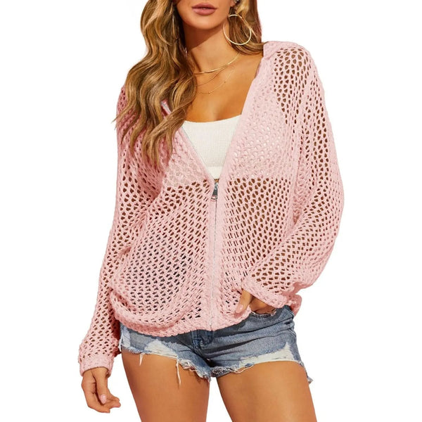 Everyday Knit Zip Up Cardigan