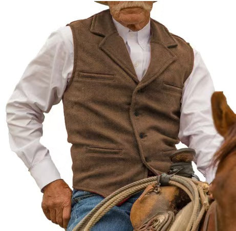 3-Season Heritage Tweed Cowboy Waistcoat